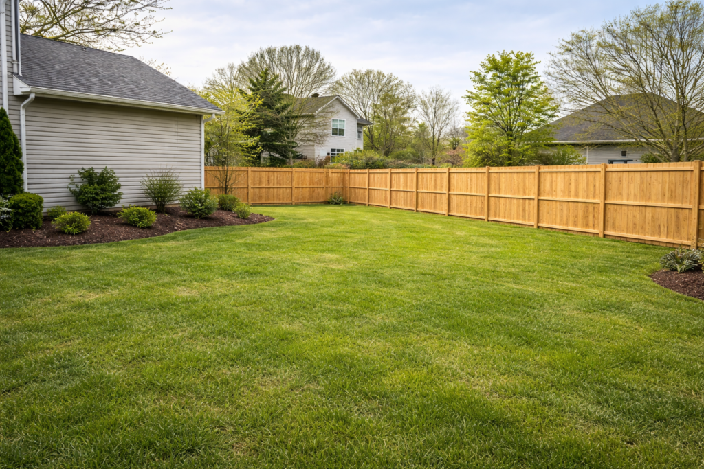 after image of fence rebuild in elkhart 2